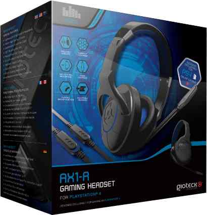 Headset Stero Wired Ax1 Gioteck Ps4